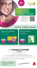mea - meine apotheke Apotheken Prospekt der aktuellen Woche mit 4 Seiten, gültig von 01.10.2026 bis 31.10.2026, in Swisttal und Umgebung Aktueller mea - meine apotheke Apotheken Prospekt in Swisttal und Umgebung, "Unsere Oktober-Angebote" mit 4 Seiten, 01.10.2026 - 31.10.2026