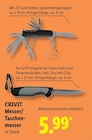 Messer/Taschenmesser im Angebot bei Lidl in Ingolstadt Messer/Taschenmesser Angebote von CRIVIT bei Lidl Ingolstadt für 5,99 €