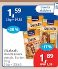 Hundesnack pure Angebote von Vitakraft bei budni Stade für 1,59 €