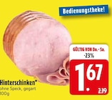 Hinterschinken im EDEKA Prospekt Hinterschinken  im aktuellen EDEKA Prospekt für 1,67 €