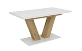Auszugstisch Hamm T, Eiche/weiß bei HARDECK im Bramsche Prospekt für 249,00 €