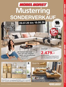 Sitzmöbel im Möbel Borst Prospekt "UNSER TIEFPREISVERSPRECHEN, 100% GARANTIERT." mit 10 Seiten (Ulm)