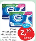 Wisch&Weg Küchentücher im aktuellen Prospekt bei budni in Kollow