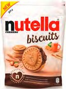 Biscuits Nutella - Carrefour à Aix-en-Provence Biscuits Nutella en promo chez Carrefour Aix-en-Provence à 3,19 €