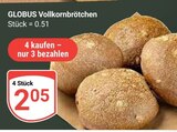 Aktuelles Vollkornbrötchen Angebot bei GLOBUS in Krefeld ab 2,05 €