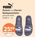 Damen und Herren Badepantoletten im V-Markt Prospekt Damen und Herren Badepantoletten von Puma im aktuellen V-Markt Prospekt für 25,99 €