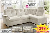 Aktuelle Ecksofa Angebote bei SB Möbel Boss in Bielefeld Aktuelles Ecksofa Samara mit Funktion Angebot bei SB Möbel Boss in Bielefeld ab 1.399,00 €
