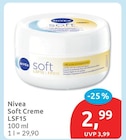 Soft Creme LSF15 von Nivea im aktuellen budni Prospekt