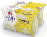 Yaourt Gourmand Citron - ALSACE LAIT dans le catalogue Intermarché