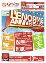 Catalogue Casino Supermarchés à Toulouse, avec 52 pages Prospectus Casino Supermarchés à Toulouse, "L'énorme anniversaire", 52 pages, 27/07/2020 - 09/08/2020