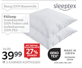 Sleeptex 3-Kammer-Kopfkissen „Ilu“ im aktuellen XXXLutz Möbelhäuser Prospekt