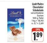 Maître Chocolatier Schokolade im Angebot bei nah und gut in Bautzen Maître Chocolatier Schokolade Angebote von Lindt bei nah und gut Bautzen für 1,89 €