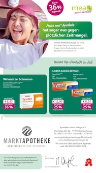 Aktueller mea - meine apotheke Prospekt "Unsere Juli-Angebote" für Gunzenhausen Aktueller mea - meine apotheke Prospekt für Gunzenhausen mit Seiten