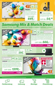 Fernseher im aktuellen EP: Prospekt (Albstadt) Fernseher im EP: Prospekt "gefunden: tolle Oster-Angebote!" mit 12 Seiten (Albstadt)