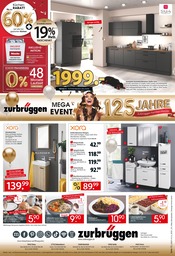 Waschbeckenunterschrank im Zurbrüggen Prospekt in Essen Aktueller Zurbrüggen Prospekt mit Waschbeckenunterschrank, "zurbrüggen MEGA-EVENT", Seite 12