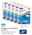 Collegeblock A4, 80 Blatt, 5er-Pack von Expertiz für 8,95 € bei ALDI Nord im Angebot Collegeblock A4, 80 Blatt, 5er-Pack von Expertiz im aktuellen ALDI Nord Prospekt
