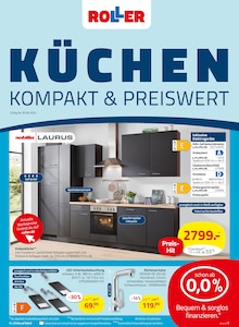 Küchenmöbel im ROLLER Prospekt "KÜCHEN - KOMPAKT & PREISWERT" mit 8 Seiten (Rostock)