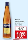 5 Stern Brandy Angebote von Metaxa bei Marktkauf Heidenheim für 10,99 €