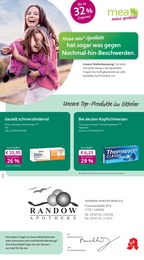 Aktueller mea - meine apotheke Apotheken Prospekt für Bergholz: Unsere Oktober-Angebote mit 4} Seiten, 01.10.2025 - 31.10.2025