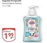 Pumpseife im Angebot bei GLOBUS in Siegen Pumpseife Angebote von Sagrotan bei GLOBUS Siegen für 1,99 €