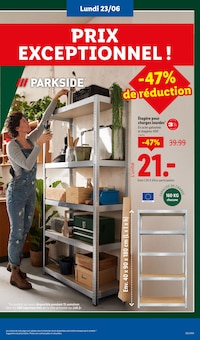 Promotion Perceuse dans le prospectus Lidl, valable du 19/06/2025 au 25/06/2025 Promo Perceuse dans le catalogue Lidl du moment à la page 61