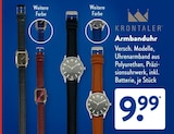 Armbanduhr von KRONTALER im aktuellen ALDI SÜD Prospekt für 9,99 €
