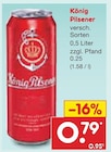 Pilsener im Angebot bei Netto Marken-Discount in Bochum Pilsener Angebote von König bei Netto Marken-Discount Bochum für 0,79 €