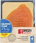 Saumon fumé de Norvège grande sélection - BREIZH SAVEURS - Intermarché à Le Mans Saumon fumé de Norvège grande sélection - BREIZH SAVEURS en promo chez Intermarché Le Mans à 5,79 €