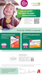 mea - meine apotheke Prospekt "Unsere Dezember-Angebote", 4 Seiten, 01.12.2025 - 01.12.2025 Aktueller mea - meine apotheke Prospekt, "Unsere Dezember-Angebote", mit Angeboten der Woche, gültig von 01.12.2025 bis 01.12.2025