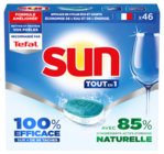 Tablette Lave-Vaisselle Tout En 1 Sun - Auchan Hypermarché à Grenoble Tablette Lave-Vaisselle Tout En 1 Sun en promo chez Auchan Hypermarché Grenoble à 7,92 €