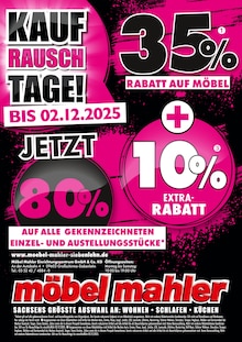 Möbel Mahler Siebenlehn Prospekt FESTLICH WOHNEN - STILVOLL SPAREN mit 16 Seiten