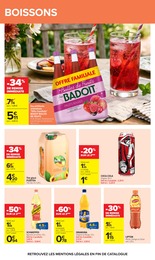 Prix et réduction Badoit dans le prospectus Carrefour en cours Offre Badoit dans le catalogue Carrefour du moment à la page 37