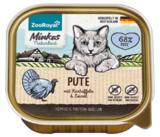 Minkas Naturkost Katzennahrung Angebote von ZooRoyal bei REWE Bamberg für 0,69 €