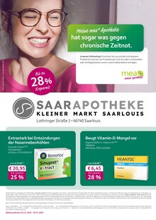 mea - meine apotheke Prospekt der Woche "Unsere November-Angebote" Seite 1, 01.11.2023 bis 30.11.2023 für Saarlouis Aktueller mea - meine apotheke Prospekt "Unsere November-Angebote" Seite 1 von 4 Seiten für Saarlouis
