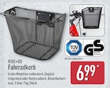 Fahrradkorb von RIDE+GO für 6,99 € bei ALDI Nord im Angebot Fahrradkorb von RIDE+GO im aktuellen ALDI Nord Prospekt