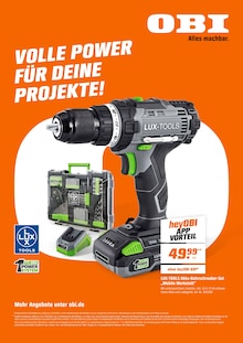 Bohrmaschine im aktuellen OBI Prospekt (Solingen (Klingenstadt)) Bohrmaschine im OBI Prospekt "FĂR DEN SOMMER GEMACHT." mit 12 Seiten (Solingen (Klingenstadt))