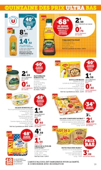 Promotion Scotch whisky dans le prospectus Super U, valable du 26/08/2025 au 07/09/2025 Promo Scotch whisky dans le catalogue Super U du moment à la page 19