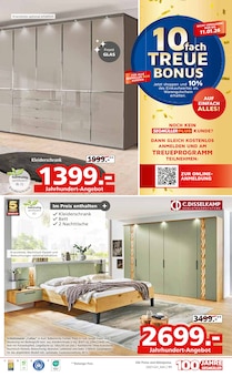 Kleiderschrank im aktuellen Segmüller Prospekt (Heidelberg) Kleiderschrank im Segmüller Prospekt "100 Jahre Jubiläumsfinale bei Segmüller" mit 28 Seiten (Heidelberg)