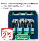 Mineralwasser Sprudel von Dreiser im aktuellen GLOBUS Prospekt