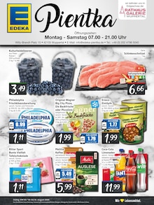 EDEKA Prospekt der Woche "Aktuelle Angebote" Seite 1, 10.08.2026 bis 15.08.2026 für Wuppertal Aktueller EDEKA Prospekt "Aktuelle Angebote" Seite 1 von 16 Seiten für Wuppertal