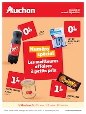 Prospectus Auchan Hypermarché à Châtellerault, "Numéro spécial : Les meilleures affaires à petits prix", 20 pages de promos valables du 18/06/2024 au 24/06/2024