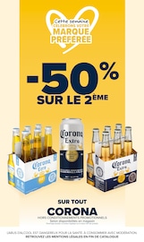 Promos Bière dans le catalogue "AU COEUR DU GOÛT" de Carrefour Bière en promo dans le catalogue Carrefour à la page 50