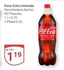 Limonade Angebote von Coca-Cola bei GLOBUS Bruchsal für 1,19 €