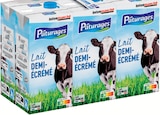 Lait demi-écrémé brique - Pâturages en promo chez Intermarché Super Nice à 4,80 €