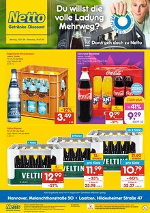 Coca Cola im aktuellen Netto Marken-Discount Prospekt (Laatzen) Coca Cola im Netto Marken-Discount Prospekt "DER ORT, AN DEM DU IMMER AUSGEZEICHNETE PREISE FINDEST." mit 2 Seiten (Laatzen)