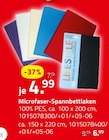 Microfaser-Spannbettlaken Angebote bei ROLLER Soest für 4,99 €