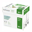 Navigator Universal - papier blanc - A4 - 80g/m² - carton de 5 ramettes - 2500 feuilles + 250 feuilles gratuites dans le catalogue Bureau Vallée