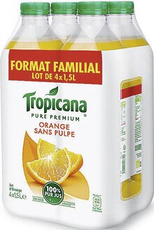 Casino Supermarchés Grenoble - TROPICANA pure premium Orange sans pulpe Promo TROPICANA pure premium Orange sans pulpe dans le catalogue Casino Supermarchés "Le mois Casino magic !!" à Grenoble