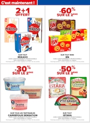 Prix et réduction BN dans le prospectus Carrefour en cours Offre BN dans le catalogue Carrefour du moment à la page 34