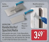Handschleifer von WORKZONE im aktuellen ALDI Nord Prospekt